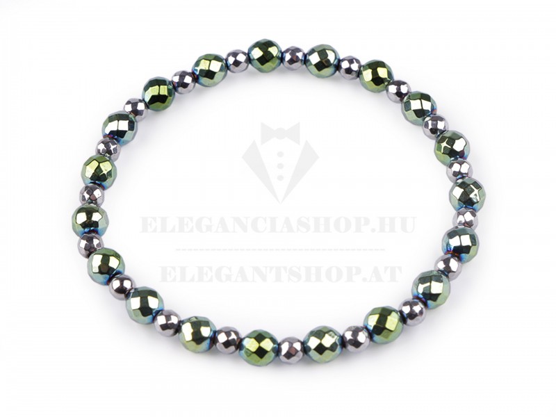      Rugalmas karkötő hematit Ékszer, hajdísz