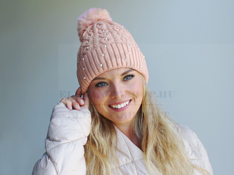   Emi Ross női Pom Pom téli sapka Női kalap, sapka