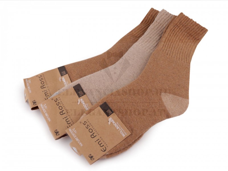 Unisex téli zokni Emi Ross - 3 pár Férfi zokni, fehérnemű