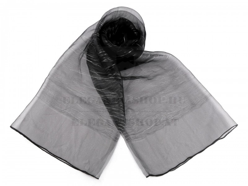 Női sál lurex selyemmel