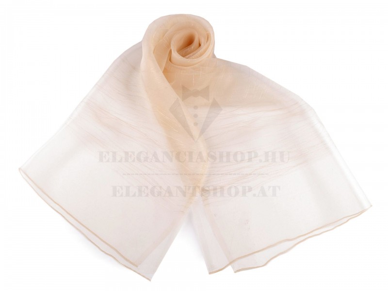 Női sál lurex selyemmel