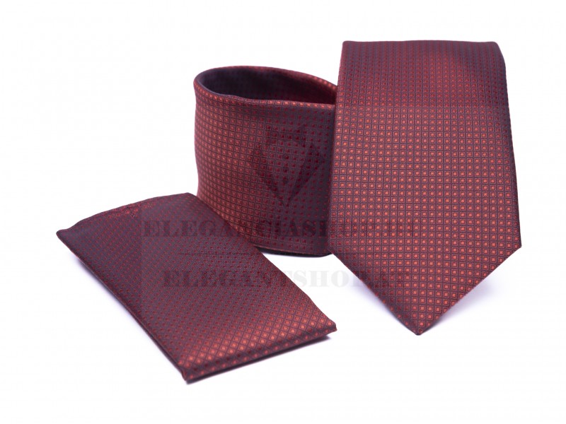 Prémium nyakkendő szett - Terracotta mintás Szettek Prémium nyakkendő szett - Terracotta mintás Szettek