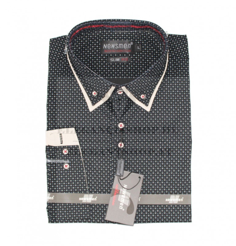             NM h.u slim ing - Fekete-drapp betétes Slim, Smart fazon