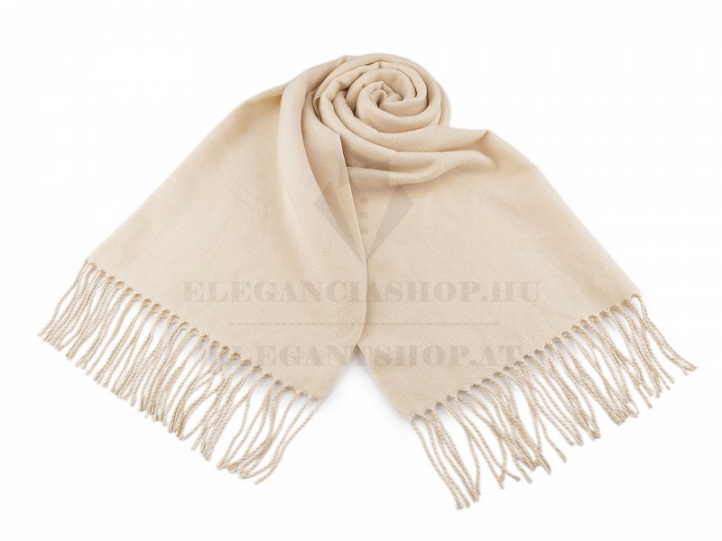 Téli sál rojtokkal Női divatkendő és sál