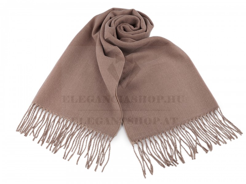 Téli sál rojtokkal Női divatkendő és sál