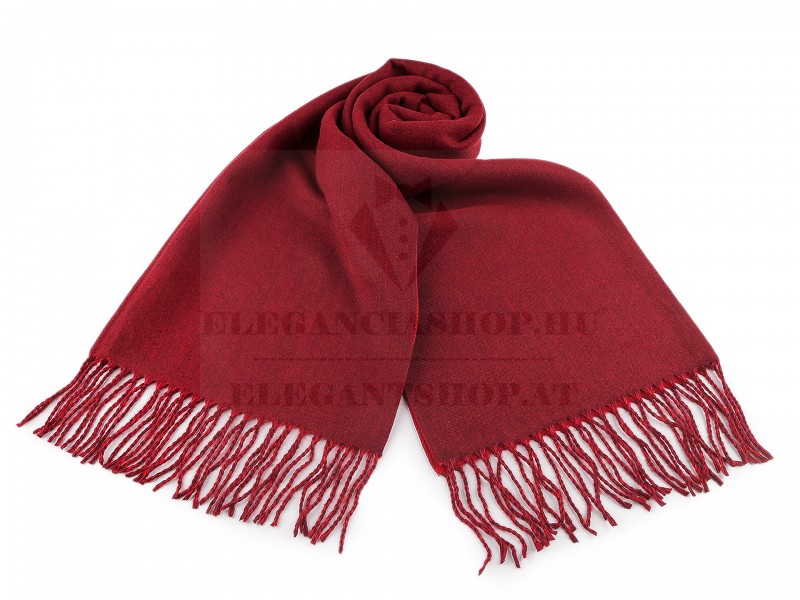 Téli sál rojtokkal Női divatkendő és sál