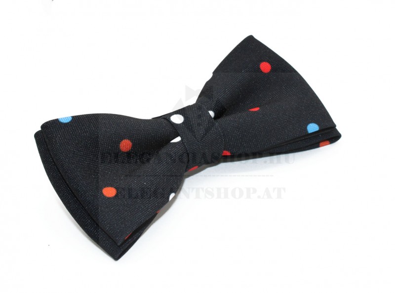 Prémium csokornyakkendő - Sötétkék pöttyös Prémium csokornyakkendő - Sötétkék pöttyös