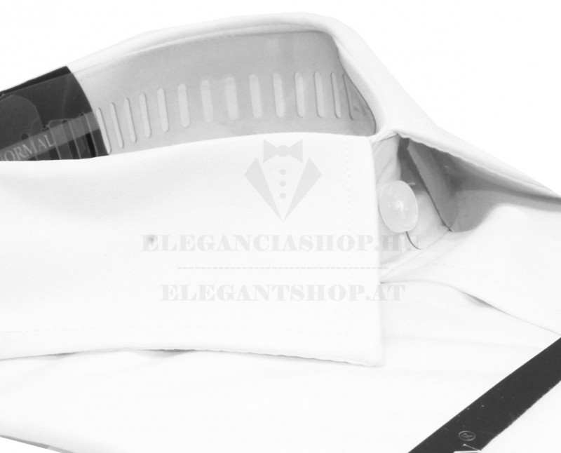      Newsmen bambusz elasztikus h.u ing - Fehér Egyszínű ing