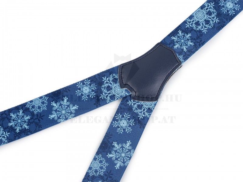 Karácsonyi nadrágtartó - Kék Férfi nadrágtartó Karácsonyi nadrágtartó - Kék Férfi nadrágtartó