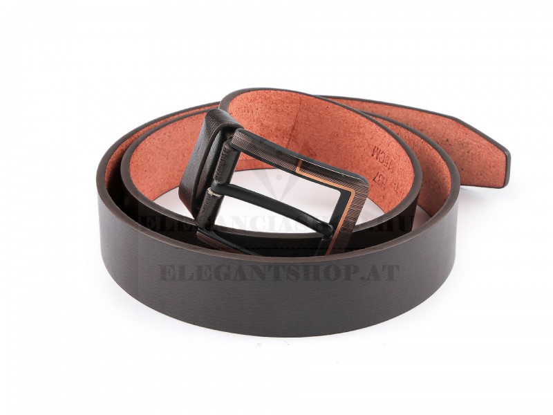 Férfi bőr öv steppelt - Fekete Férfi öv, ékszer Férfi bőr öv steppelt - Fekete Férfi öv, ékszer