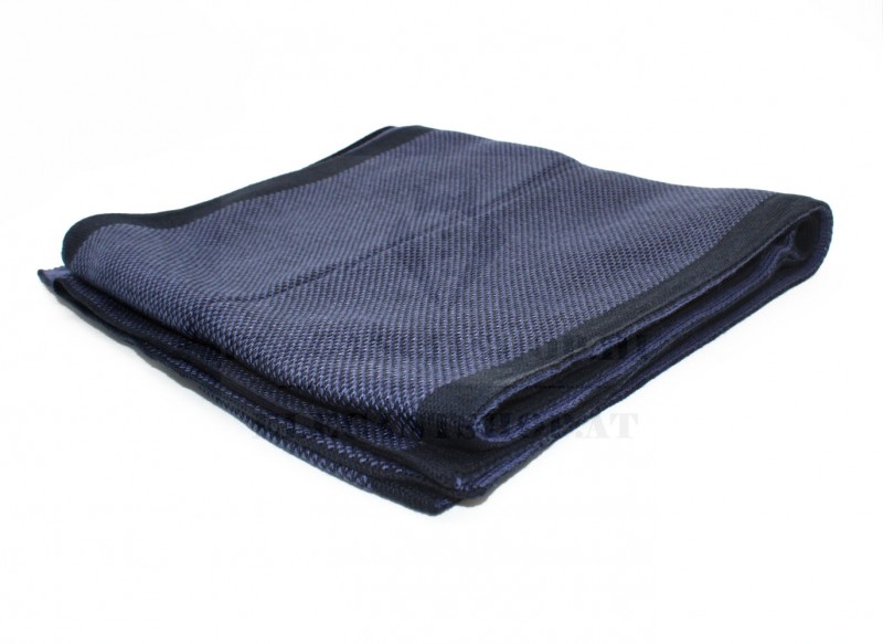   Newsmen kötött sál - Kék mintás Férfi kesztyű, sál