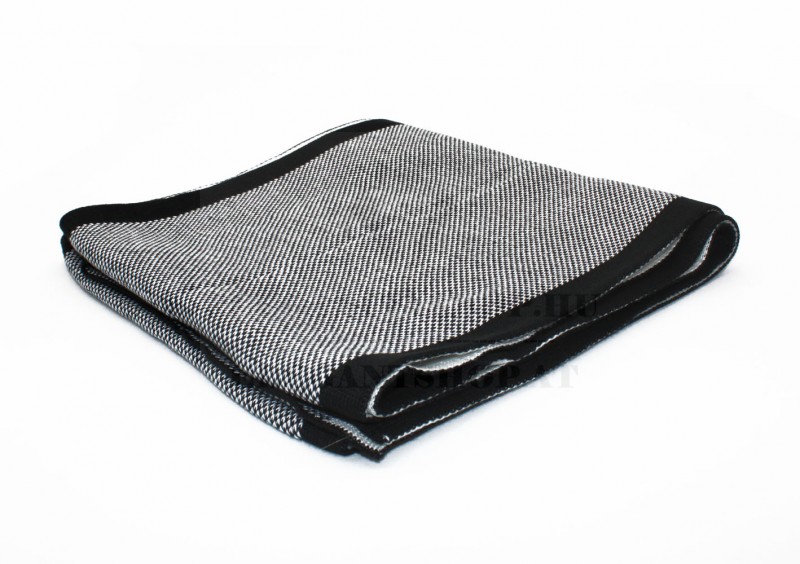   Newsmen kétoldalas kötött sál - Fehér-fekete Férfi kesztyű, sál