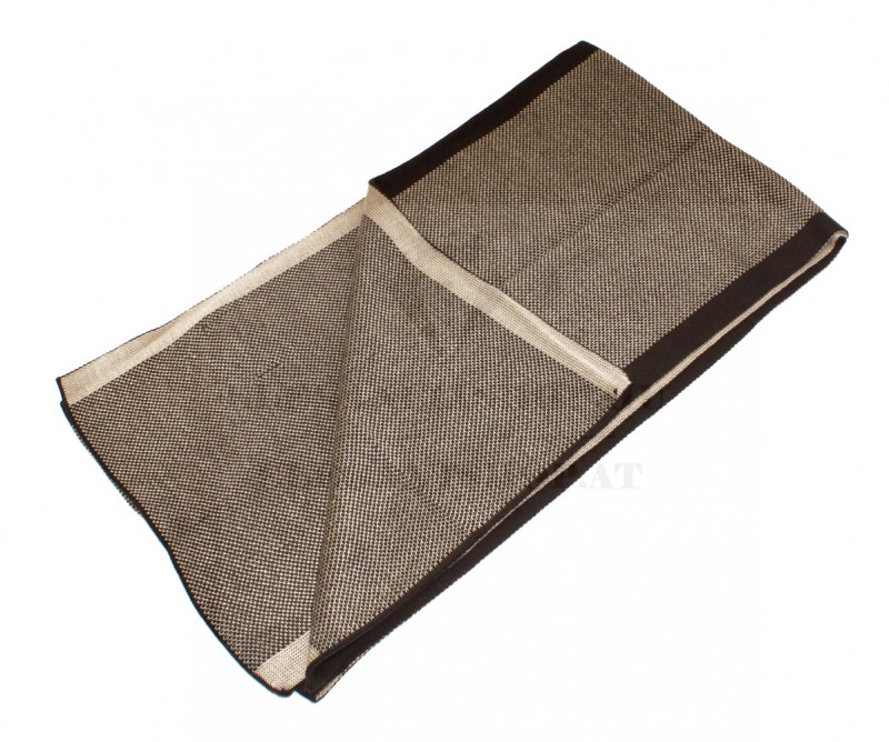   Newsmen kötött sál - Barna mintás Férfi kesztyű, sál