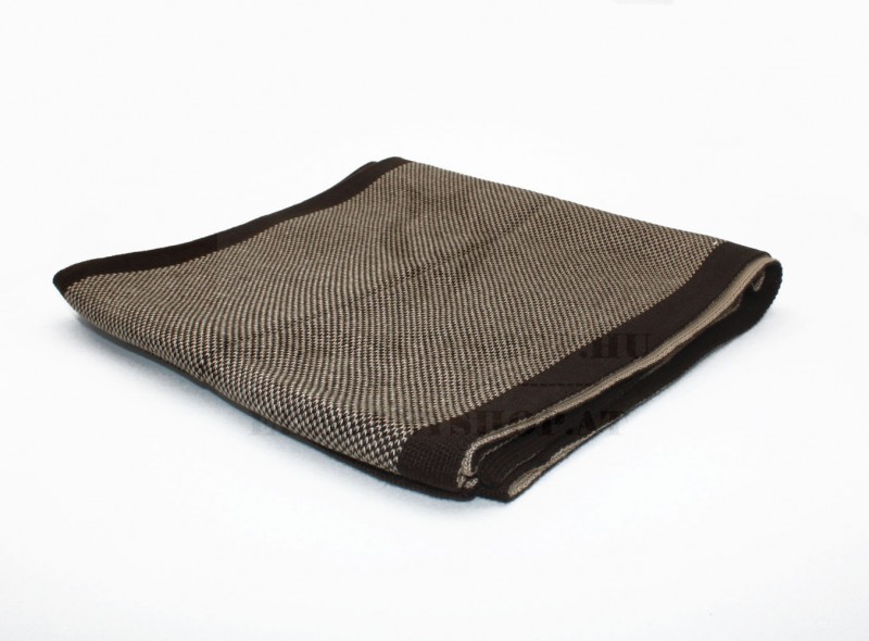   Newsmen kötött sál - Barna mintás Férfi kesztyű, sál