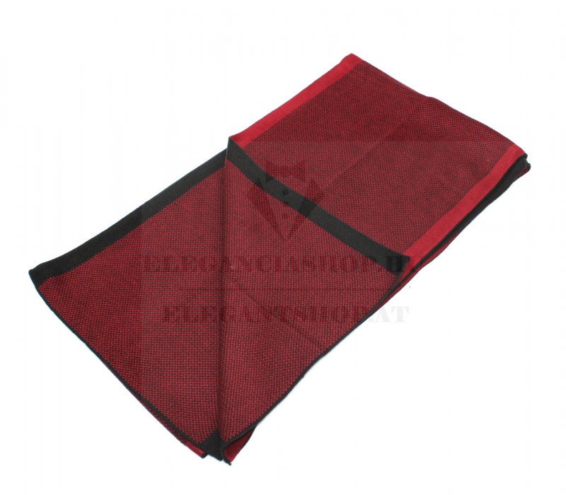   Newsmen kötött sál - Bordó mintás Férfi kesztyű, sál