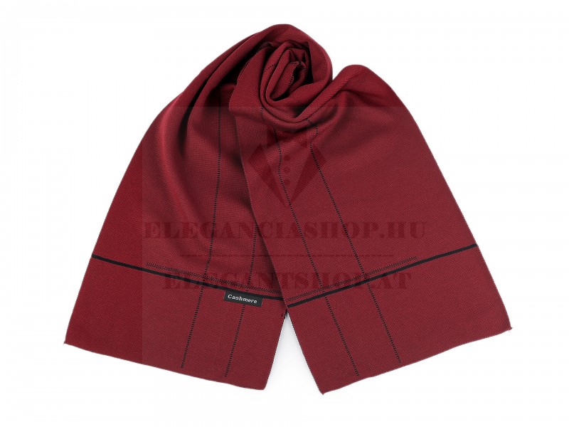  Férfi sál egyszínű - 30x170 cm
