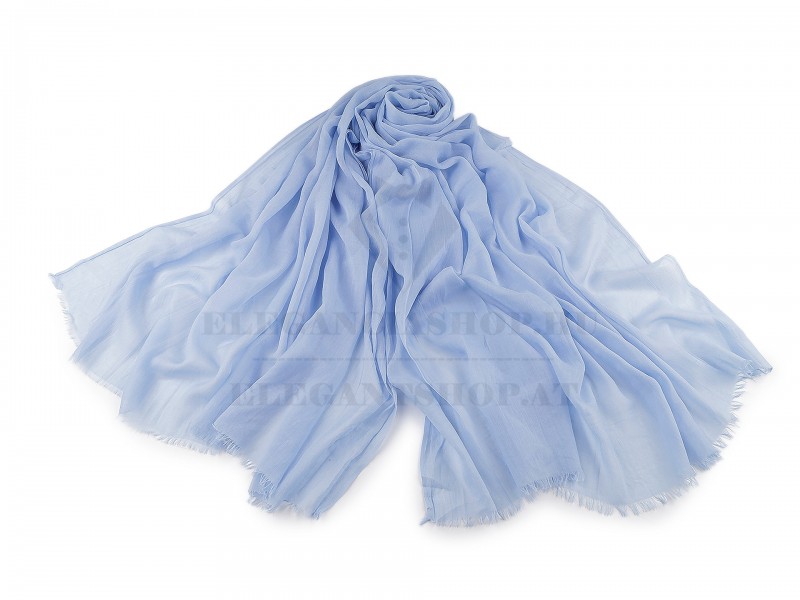              Muszlin sál - Világoskék Női divatkendő és sál
