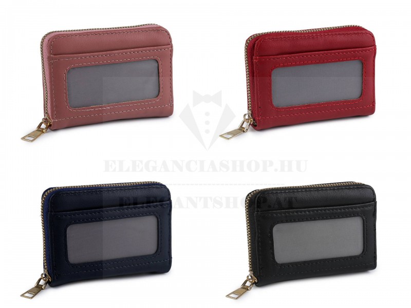                                Bankkártya tartó pénztárca - 8x11 cm Női táska, pénztárca, öv