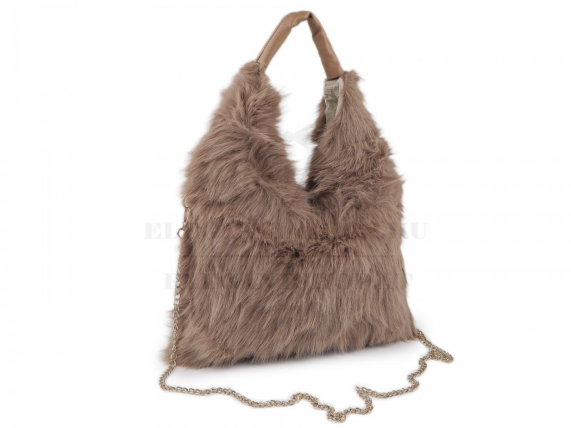 Műszörme kézitáska - 30 x 25 cm Műszörme kézitáska - 30 x 25 cm