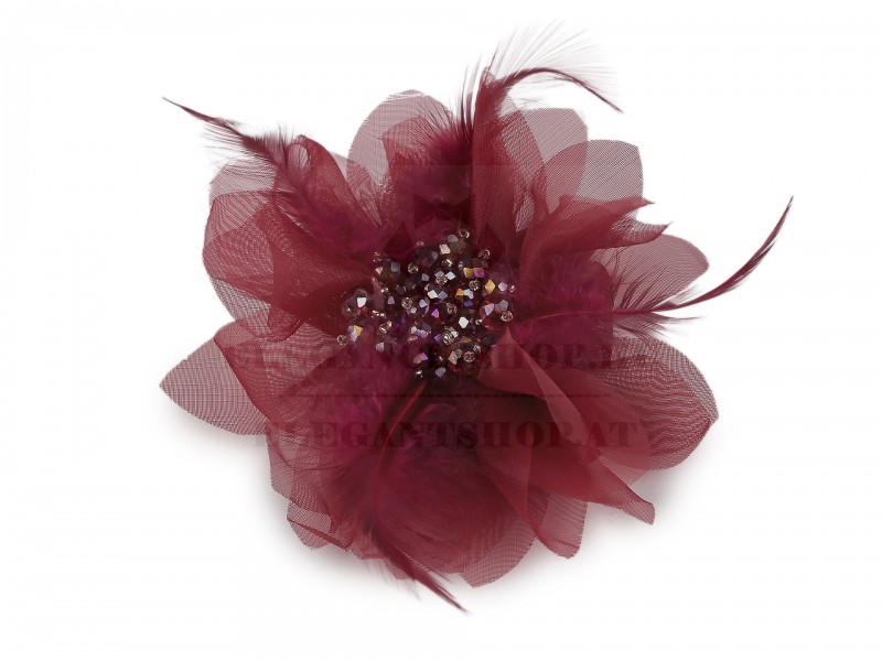 Bross csiszolt üveggyöngyökkel és tollal Kitűzők, Brossok Bross csiszolt üveggyöngyökkel és tollal Kitűzők, Brossok