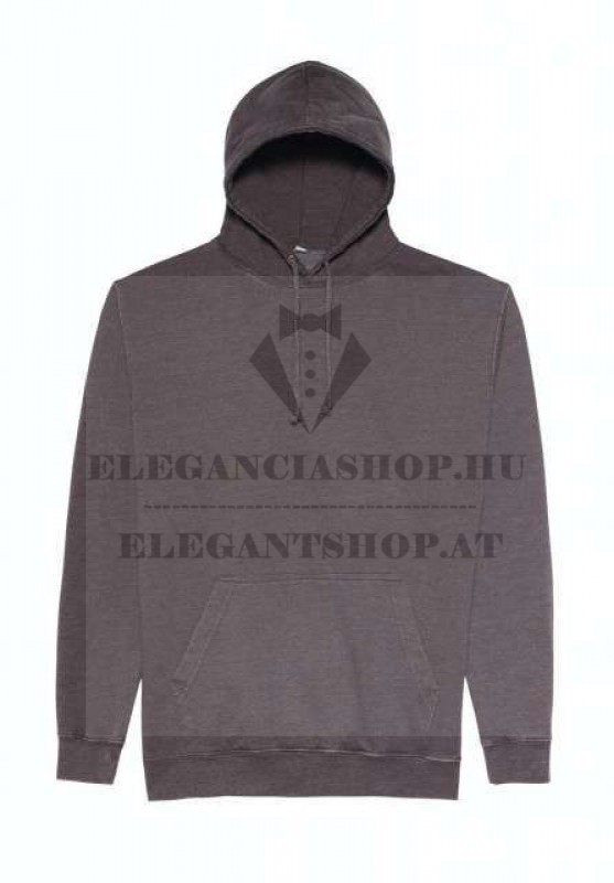                                          Unisex pamut kapucnis pulóver - Mosott szürkés-barna Extra méret