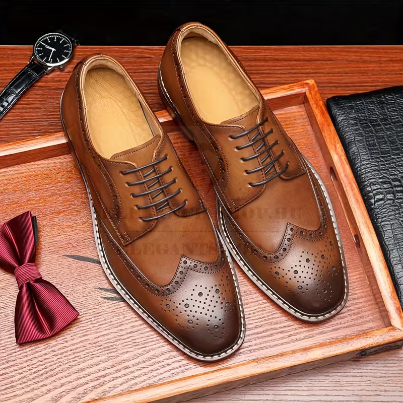 Marhabőr férfi cipő - Caramell Férfi cipő Marhabőr férfi cipő - Caramell Férfi cipő