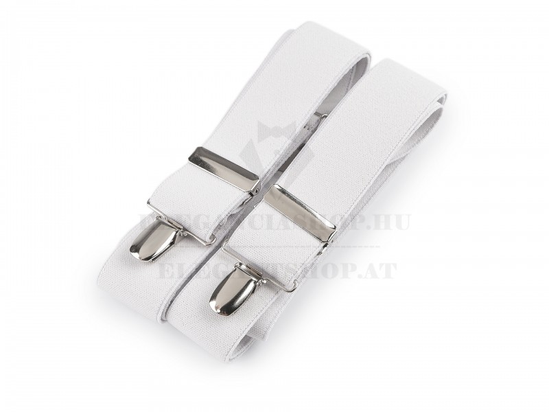 Férfi nadrágtartó - Fehér