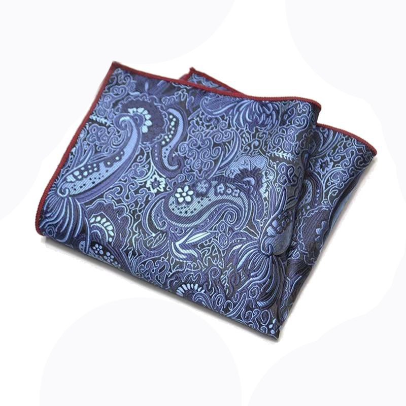 Exkluzív paisley díszzsebkendő - Kék Exkluzív paisley díszzsebkendő - Kék