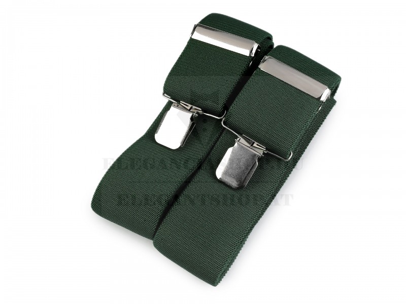                 Nadrágtartó extra széles - Fekete Férfi nadrágtartó