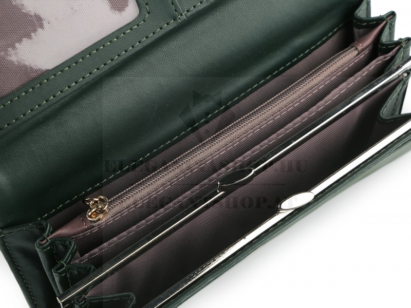 Női pénztárca virágok 9x18,5 cm