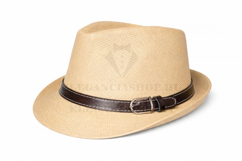 Szalmakalap bőrszíjjal - Natur Női sapka,kesztyű,sál Szalmakalap bőrszíjjal - Natur Női sapka,kesztyű,sál