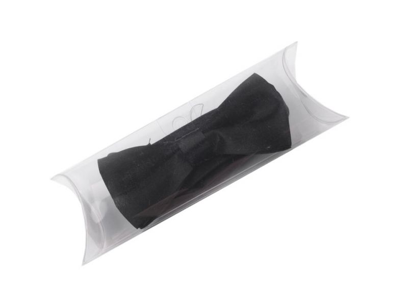 Kis szatén csokornyakkendő - Fekete Csokornyakkendő