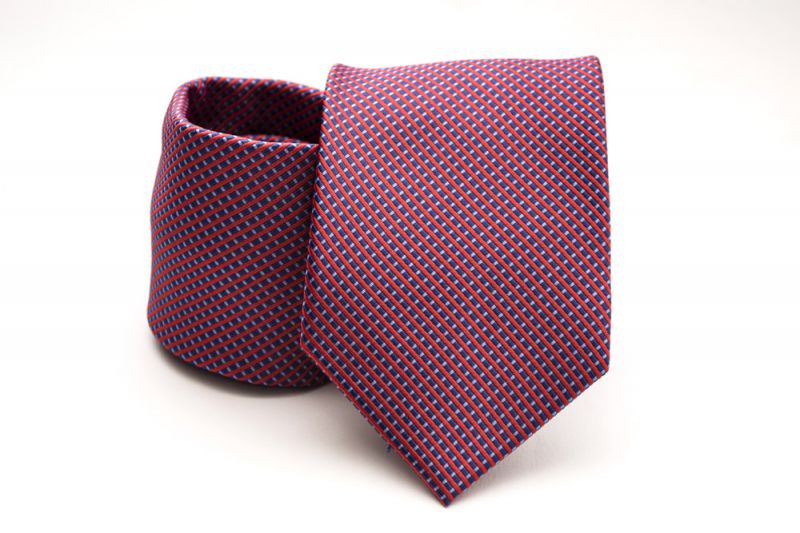 Prémium nyakkendő - Piros mintás
