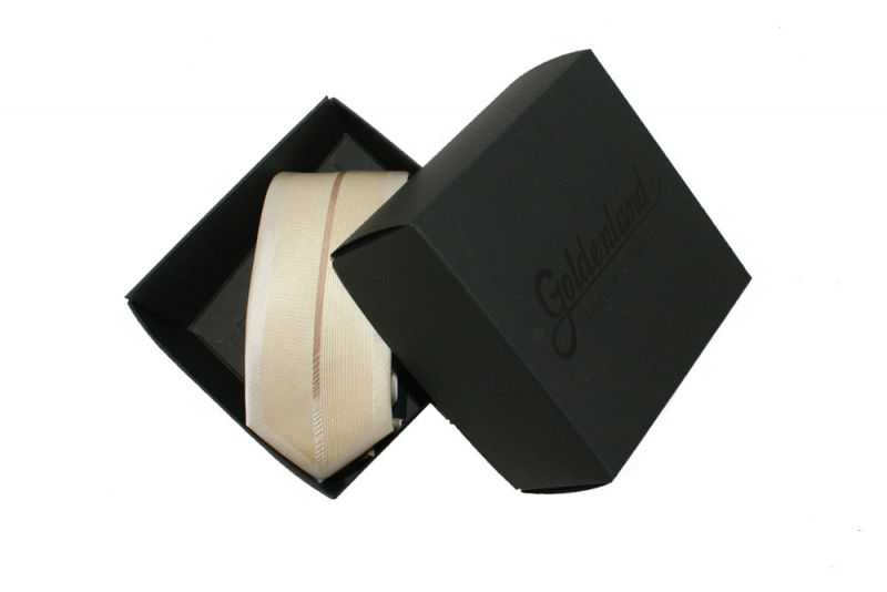 Nyakkendős díszdoboz - Fekete Ajándék csomagolás