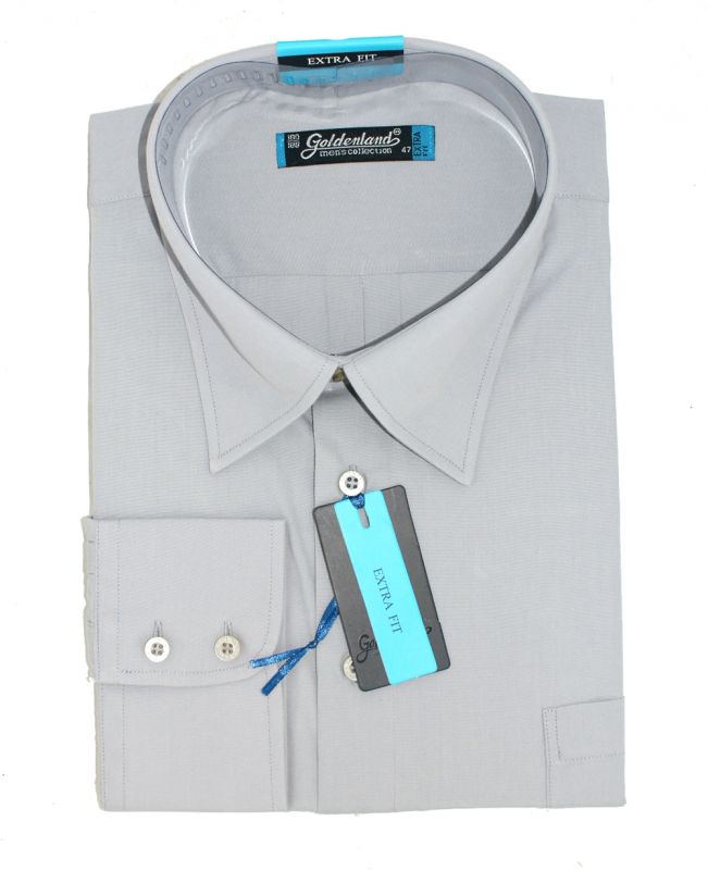 Goldenland extra hosszúujjú ing - Szürke Extra méret Goldenland extra hosszúujjú ing - Szürke Extra méret