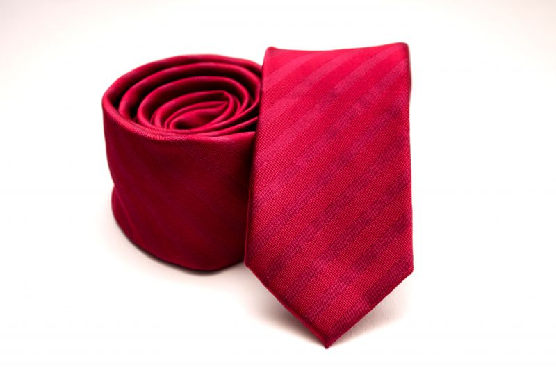    Prémium slim nyakkendő -   Meggypiros
