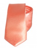 Szatén slim nyakkendő - Lazac