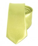 Szatén slim nyakkendő - Limezöld Egyszínű nyakkendő