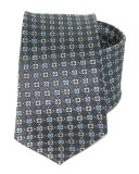 Exkluzív selyem nyakkendő - Szürke mintás