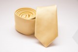 Prémium slim nyakkendő - Halványsárga