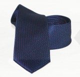 Goldenland slim nyakkendő - Kék-piros pöttyös Aprómintás nyakkendők