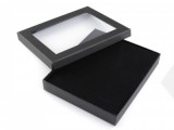 Díszdoboz - Fekete-ablakkal Ajándék csomagolás