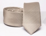    Prémium slim nyakkendő - Arany mintás Aprómintás nyakkendő