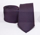    Prémium slim nyakkendő - Sötétlila aprómintás Aprómintás nyakkendő