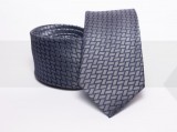 Prémium selyem nyakkendő - Szürke kockás Selyem nyakkendők
