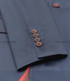 Carlo Benetti zakó - Acélszürke Férfi kabát, zakó