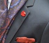 Carlo Benetti zakó - Acélszürke Férfi kabát, zakó