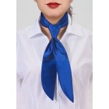 Zsorzsett női nyakkendő - Királykék Női nyakkendők, csokornyakkendő