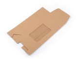 Papírdoboz natural ablakkal - 10 db/csomag Ajándék csomagolás