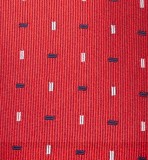    Prémium slim nyakkendő - Piros aprómintás